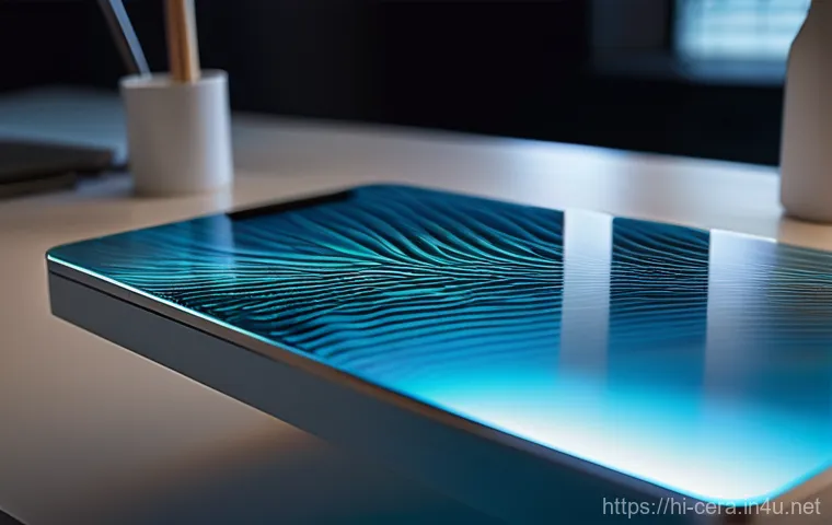 세라믹 소재 연구 동향 - **Prompt 1: The Future of Smart Materials**
    A futuristic, clean-cut image depicting a transparen...