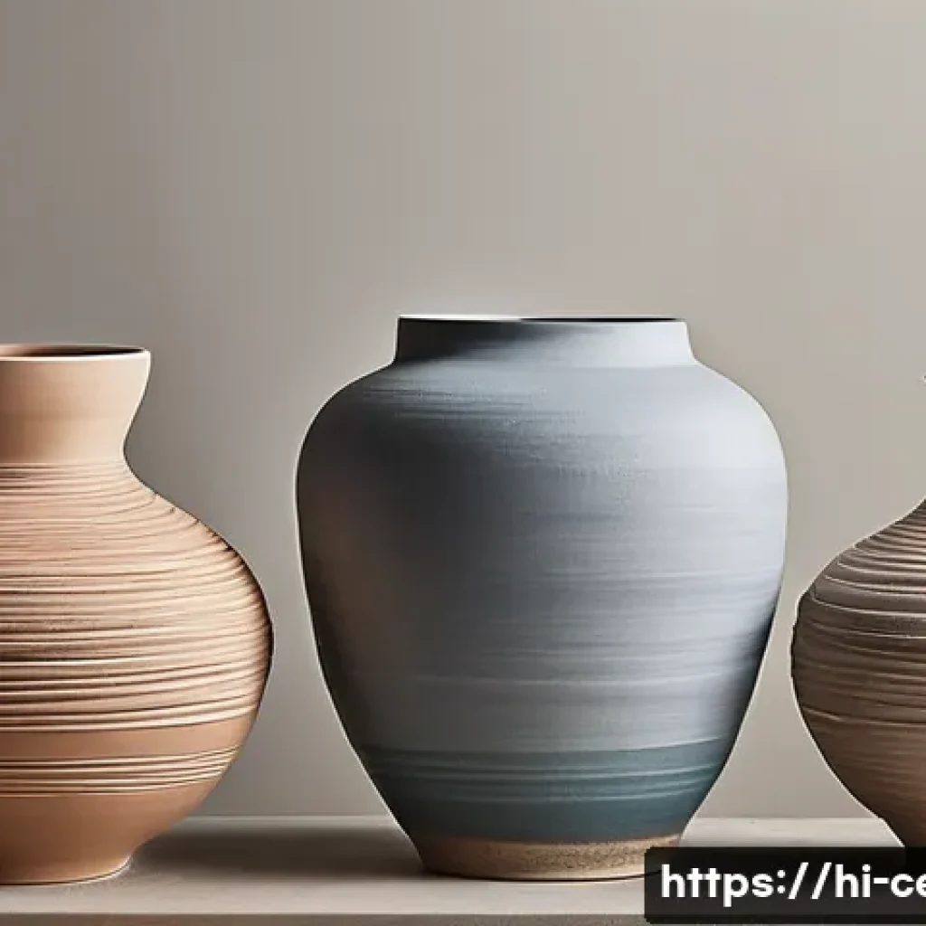 세라믹 디자인 창의성 기법 - **Prompt 1: The Confluence of Traditional and Modern Ceramic Art**
"A meticulously composed stud...